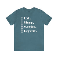 Eat Sleep Movies Repeat T-Shirt