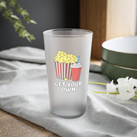 Get Your Own Popcorn & Soda Frosted Pint Glass