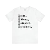 Eat Sleep Movies Repeat T-Shirt